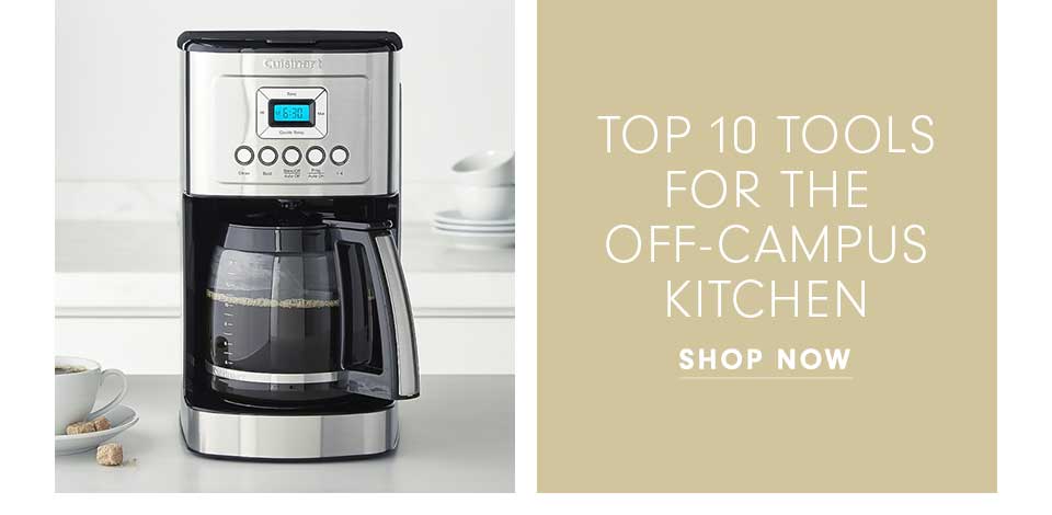 Top 10 Tools for the Off-Campus Kitchen