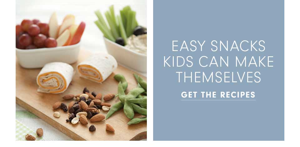 Easy Snacks Kids Can Make Themselves