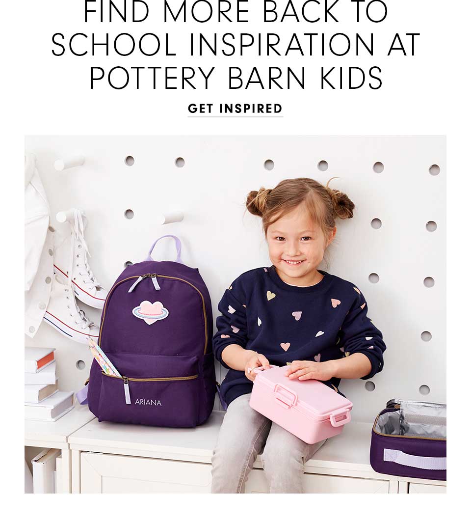 Find More Back to School Inspiration at Pottery Barn Kids