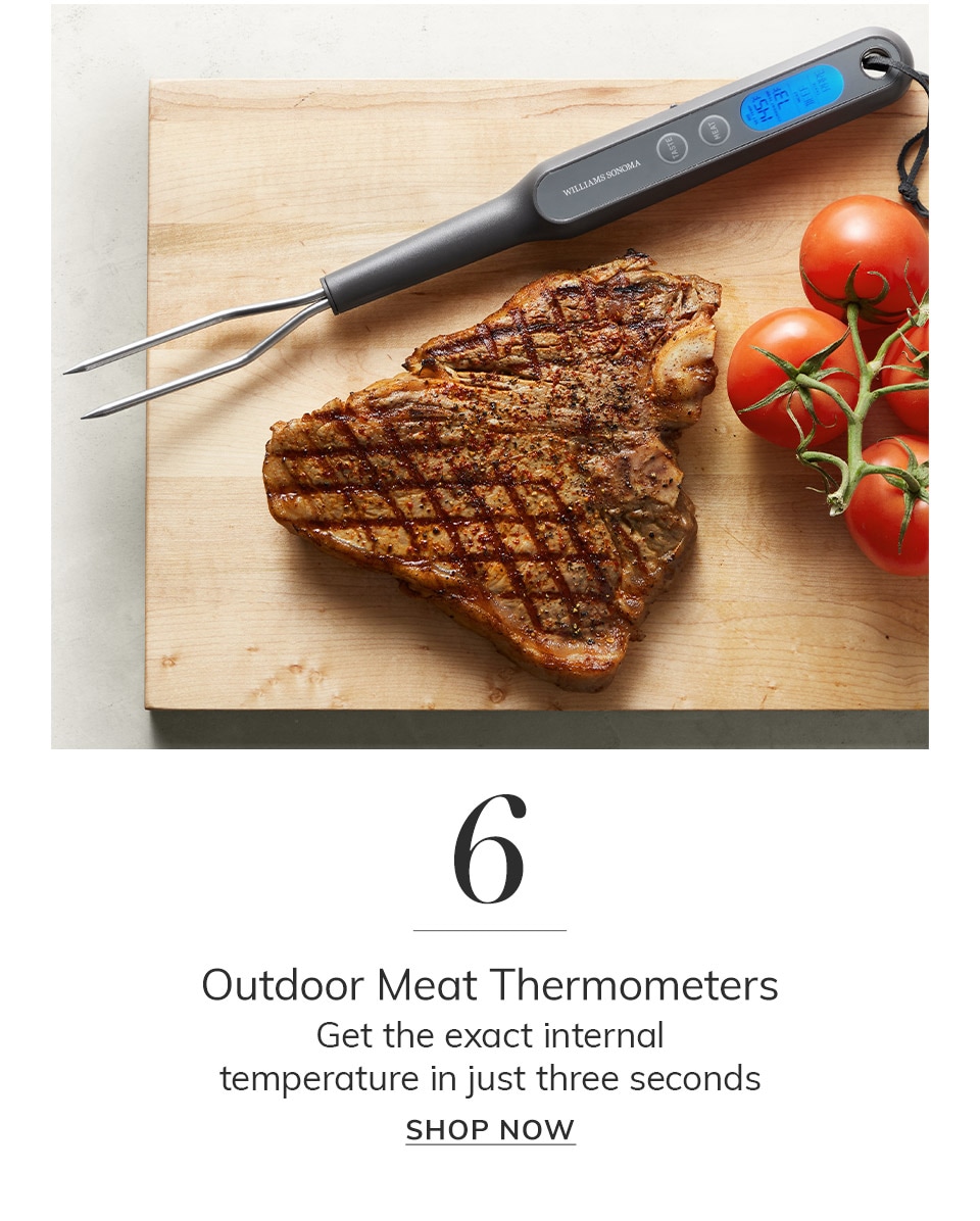 Williams Sonoma BBQ Fork Thermometer, Grill Tools
