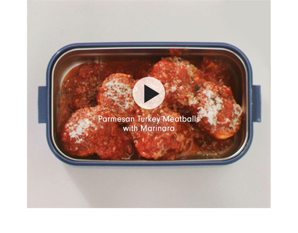 Parmesan Turkey Meatballs with Marinara