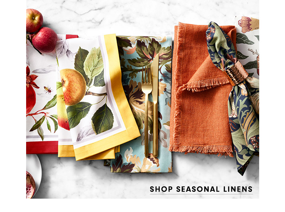 Shop Seasonal Linens