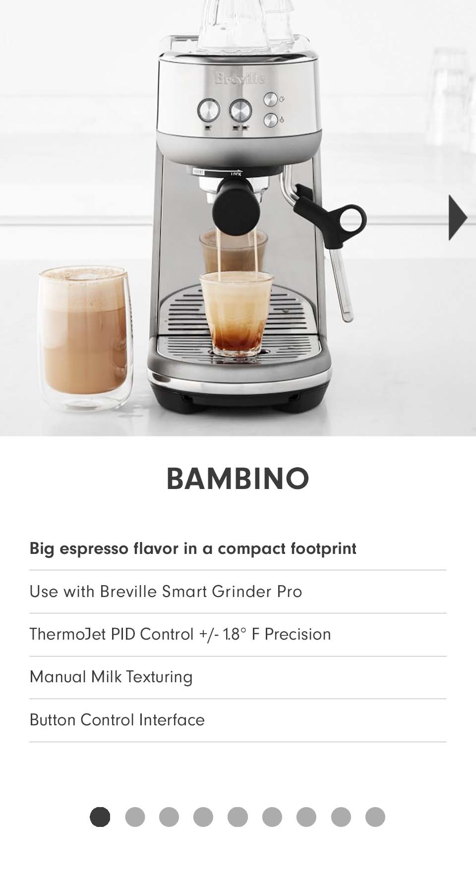 Breville Bambino BES450 Espresso Machine