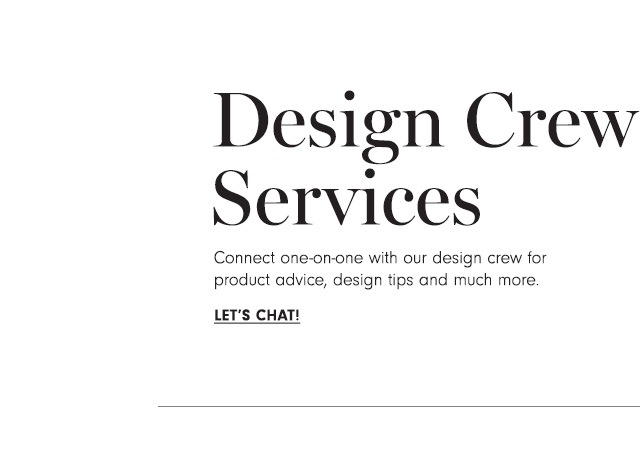 Design Services, Williams-Sonoma