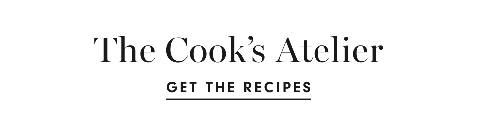 The Cook's Atelier Menu