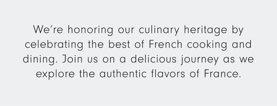 Authentic Flavors of France
