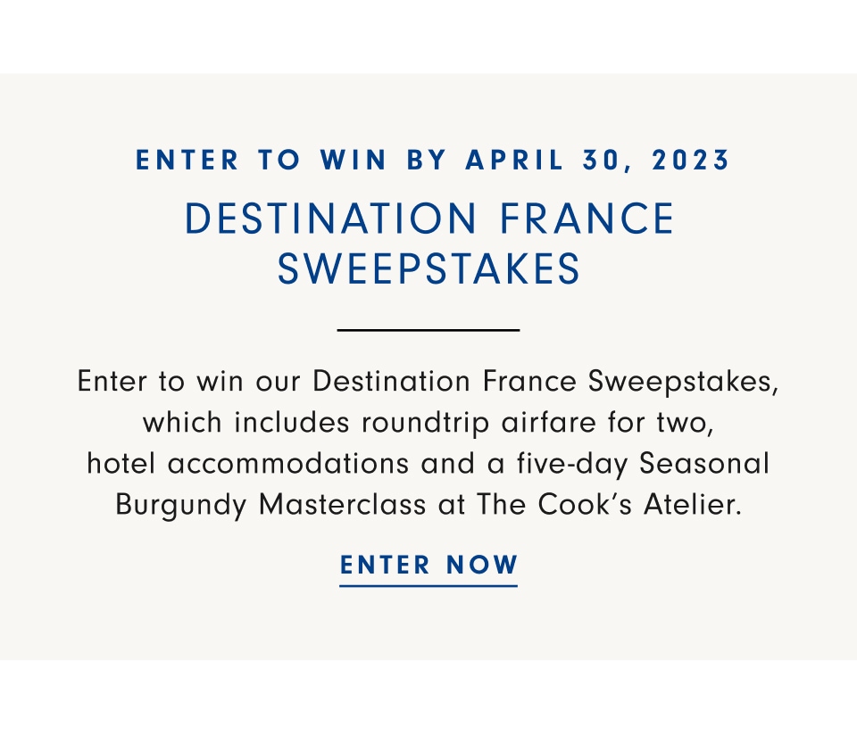 Enter to Win a Trip to France Sweepstakes