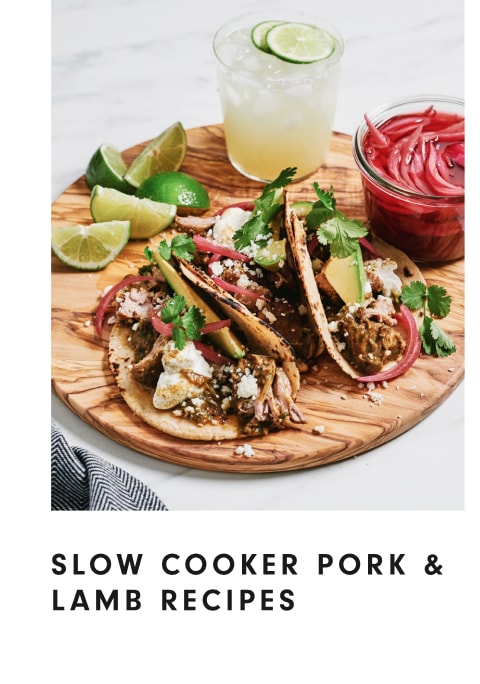 Slow Cooker Pork & Lamb Recipes