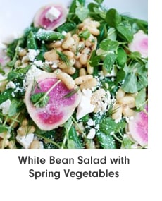 White Bean Salad with Spring Vegetables