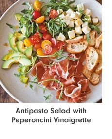 Antipasto Salad with Peperoncini Vinaigrette