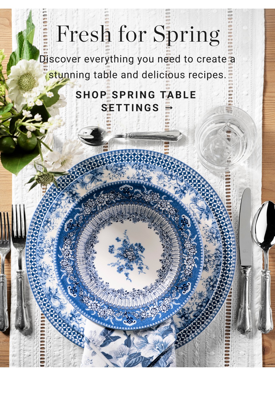 Shop Spring Table Settings