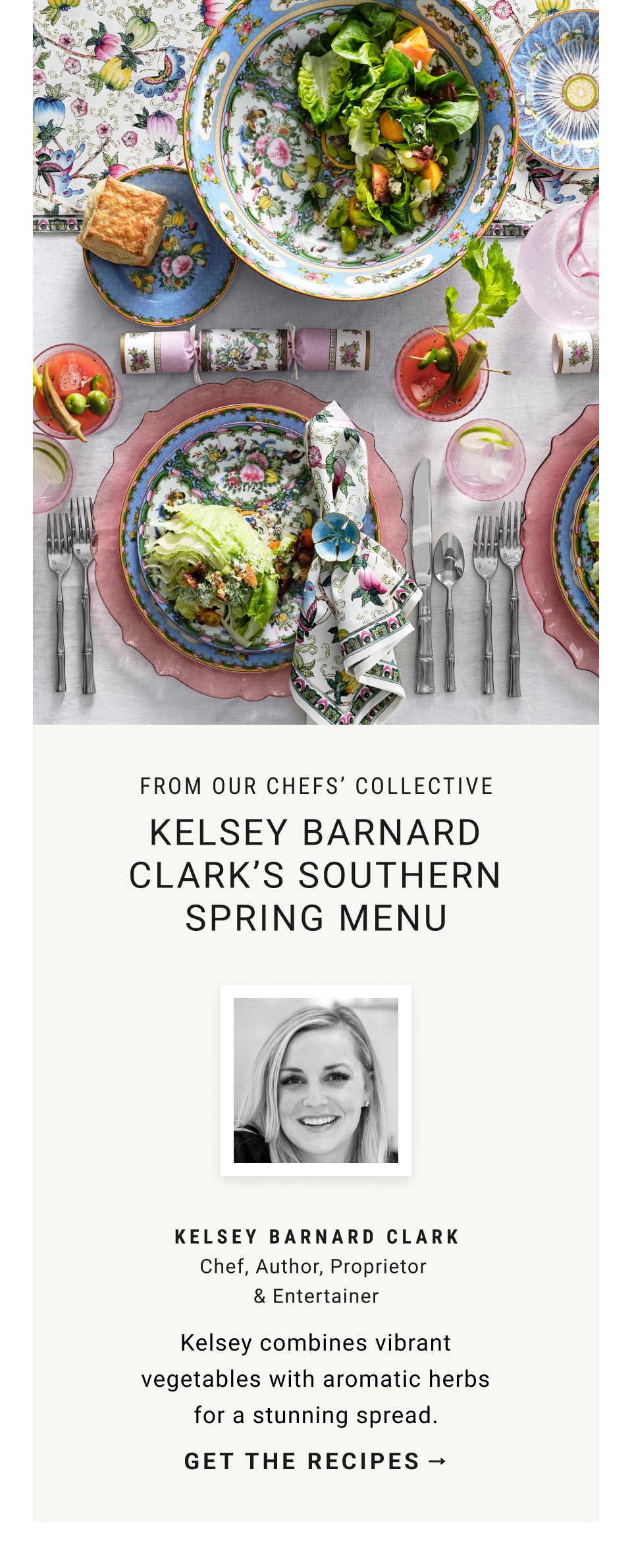 Kelsey Barnard Menu