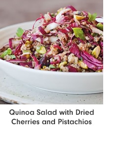 Quinoa Salad with Dried Cherries and Pistachios