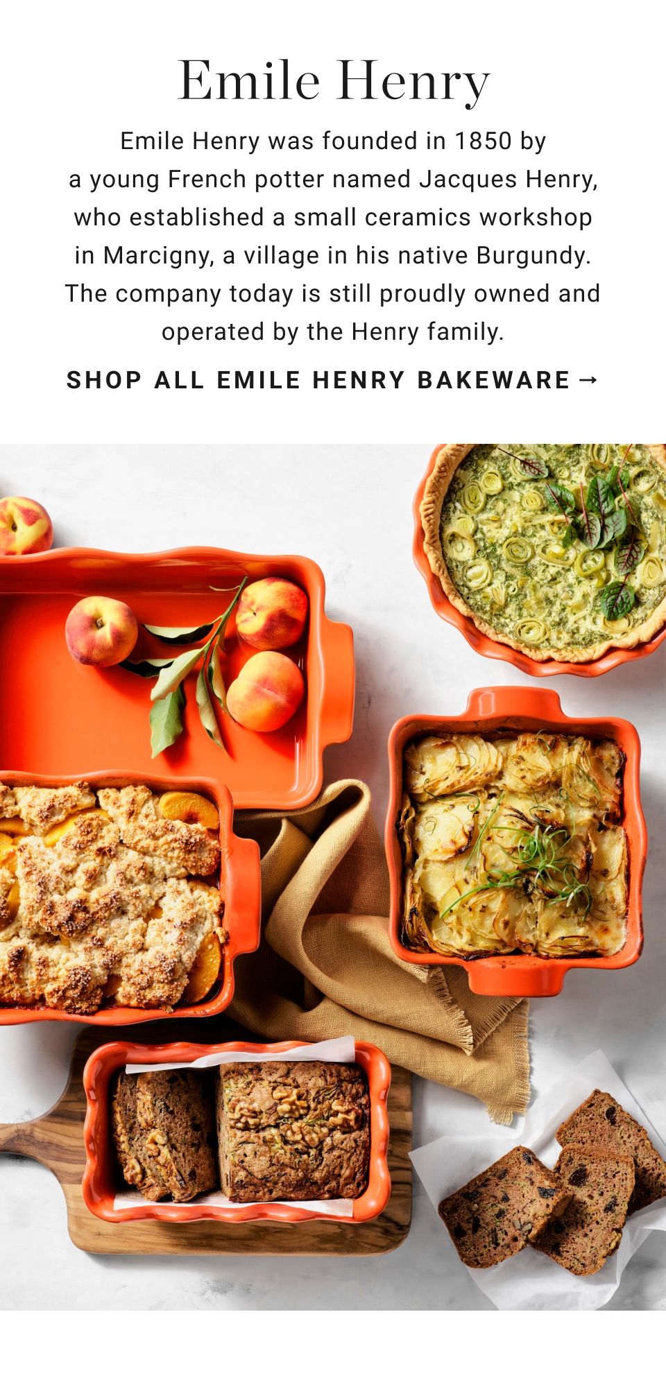 Emile Henry Bakeware & Cookware