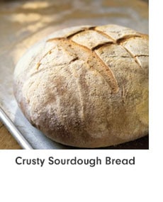 Crusty Sourdough Bread