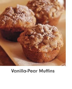 Vanilla-Pear Muffins