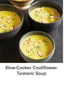 Slow-Cooker Cauliflower-Turmeric Soup