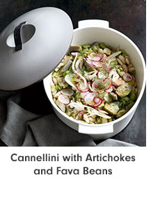 Cannellini with Artichokes and Fava Beans