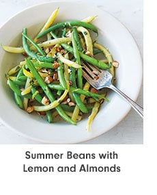 Summer Beans with Lemon and Almonds