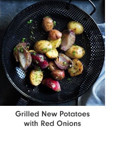 Grilled New Potatoes with Red Onions