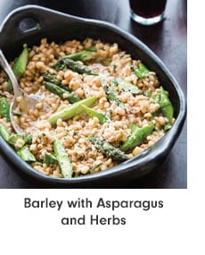 Barley with Asparagus and Herbs
