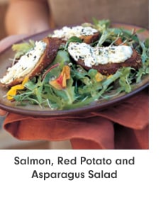 Salmon, Red Potato and Asparagus Salad