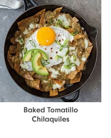 Baked Tomatillo Chilaquiles