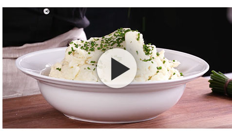 Mashed Potatoes with Herb-Infused Cream