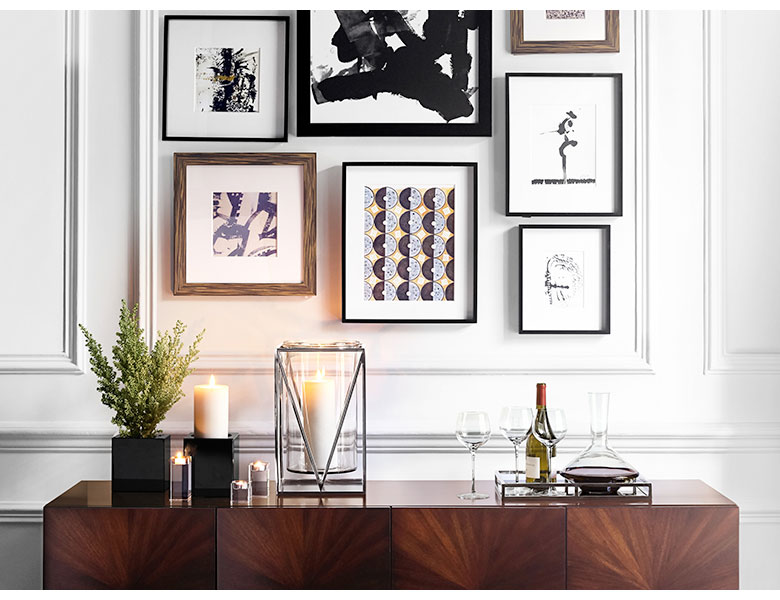 Style an Entryway Gallery Wall