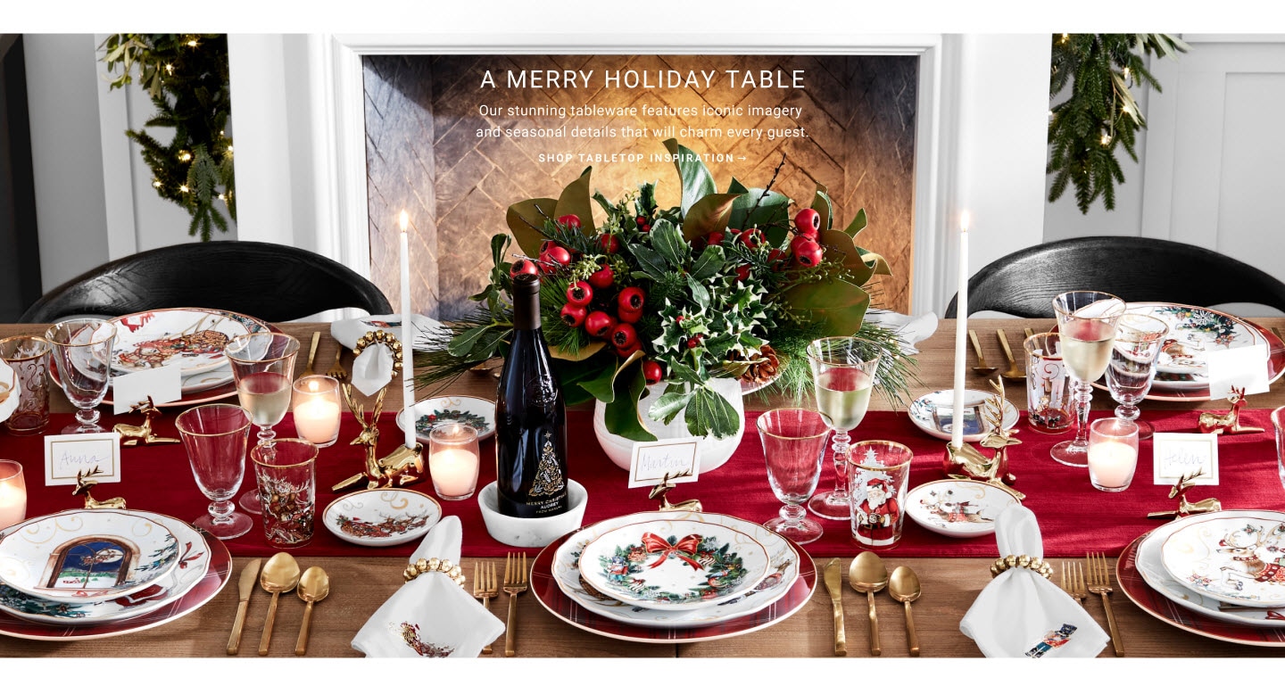A Merry Holiday Table