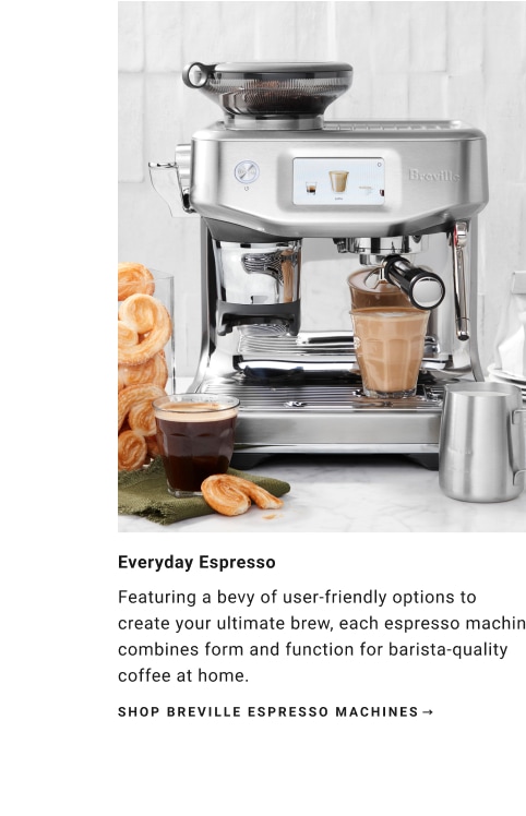 Shop All Breville Espresso Machines
