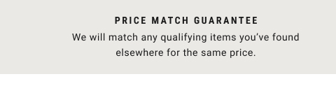 Price Match Garuntee