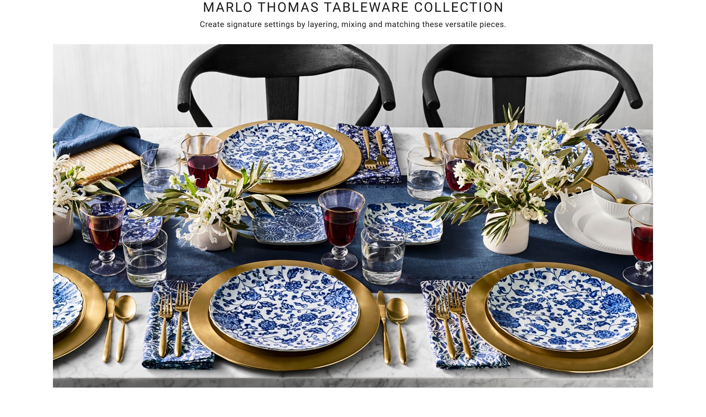 Marlo Thomas Tableware Collection