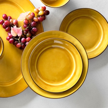 Buy Williams-sonoma Brasserie Yellow Dinner, Luncheon, Salad and Soup, Sold  Individually Online in India 