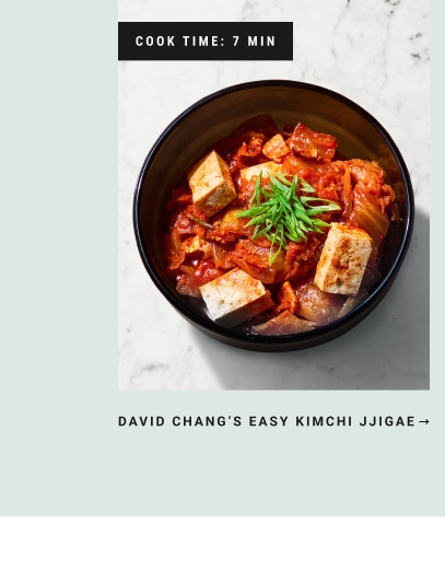 David Chang's Easy Kimchi Jjigae