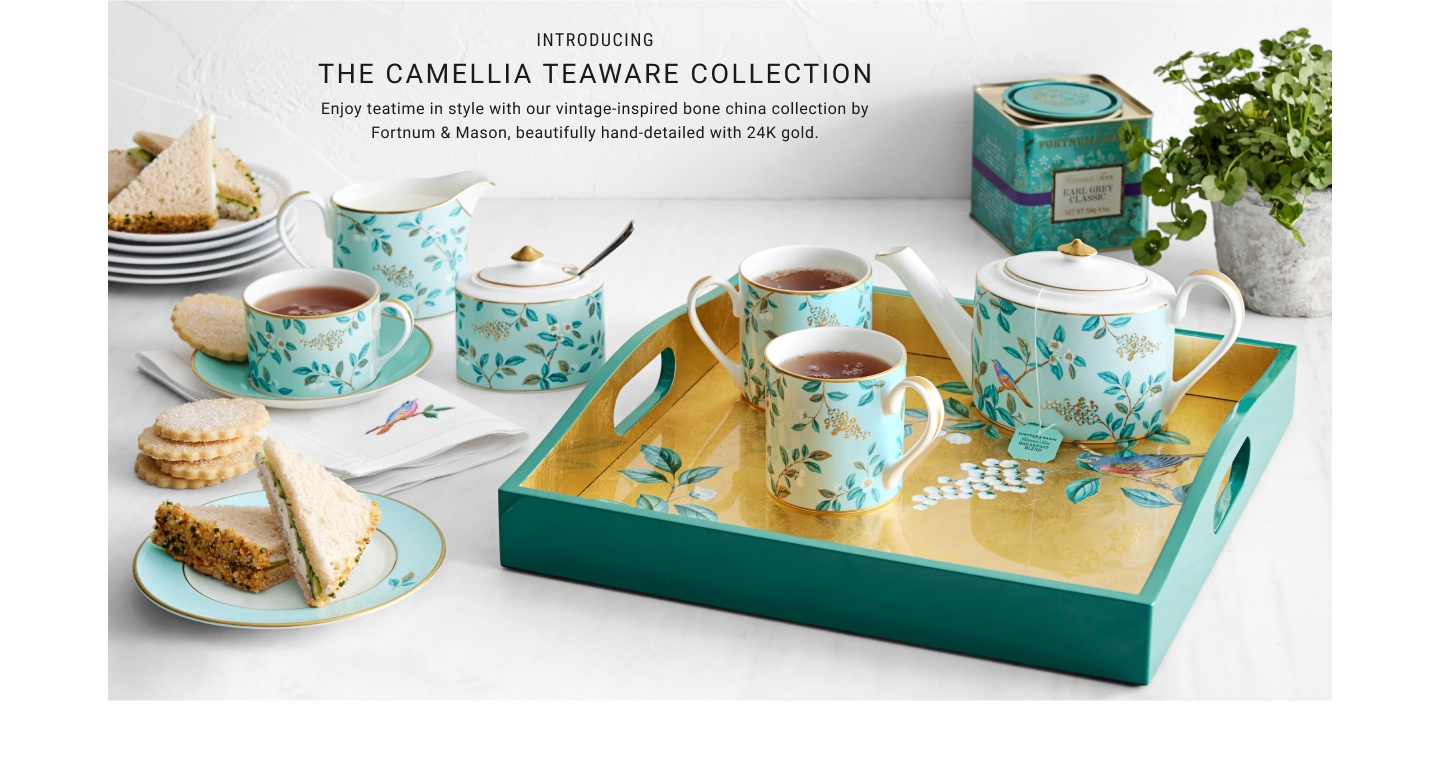 Introducing The Camellia Teaware Collection