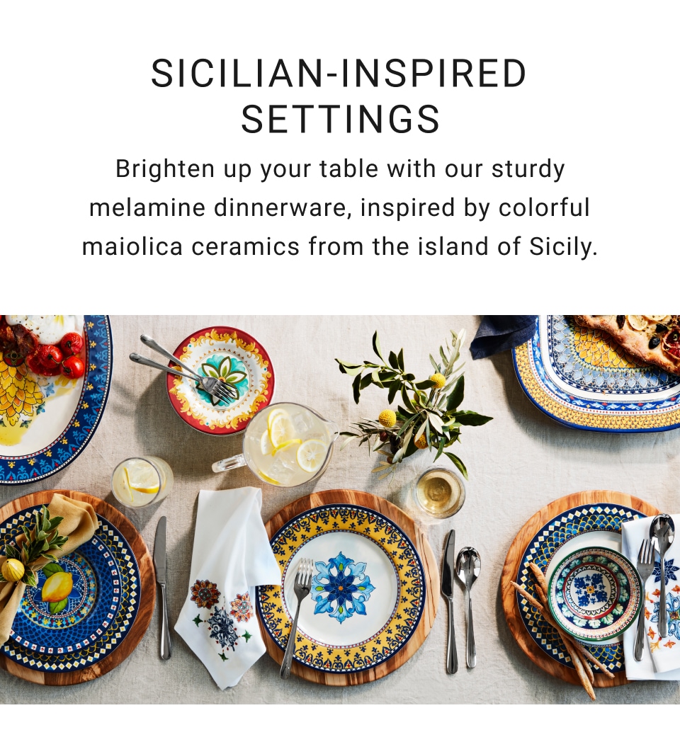 Sicilian-Inspired Settings