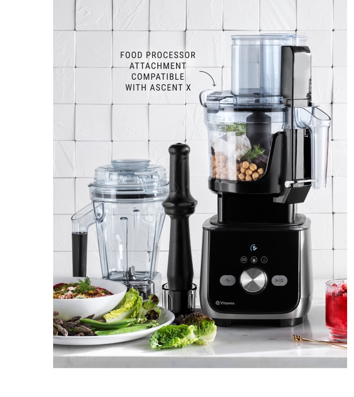 Food Processor Attachment Compatible with Ascent X