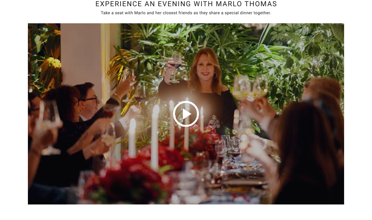 Holiday Entertaining with Marlo Thomas | Williams Sonoma