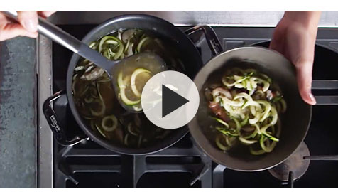 Zucchini Noodle Faux Pho