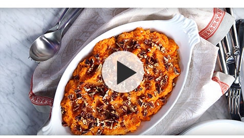 Sweet Potato Gratin with Pecans