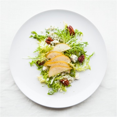 Sautéed Pear Salad with Blue Cheese
