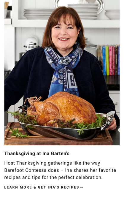 Thanksgiving at Ina Garten's