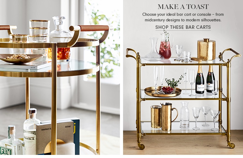 Shop These Bar Carts