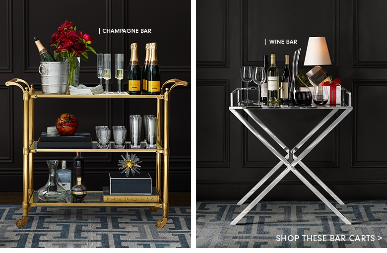 Shop These Bar Carts