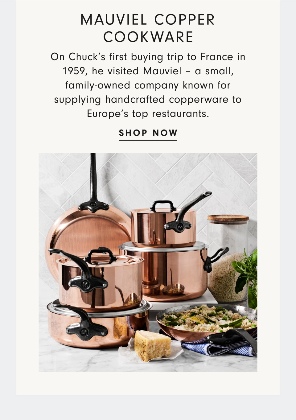 Mauviel Copper Cookware
