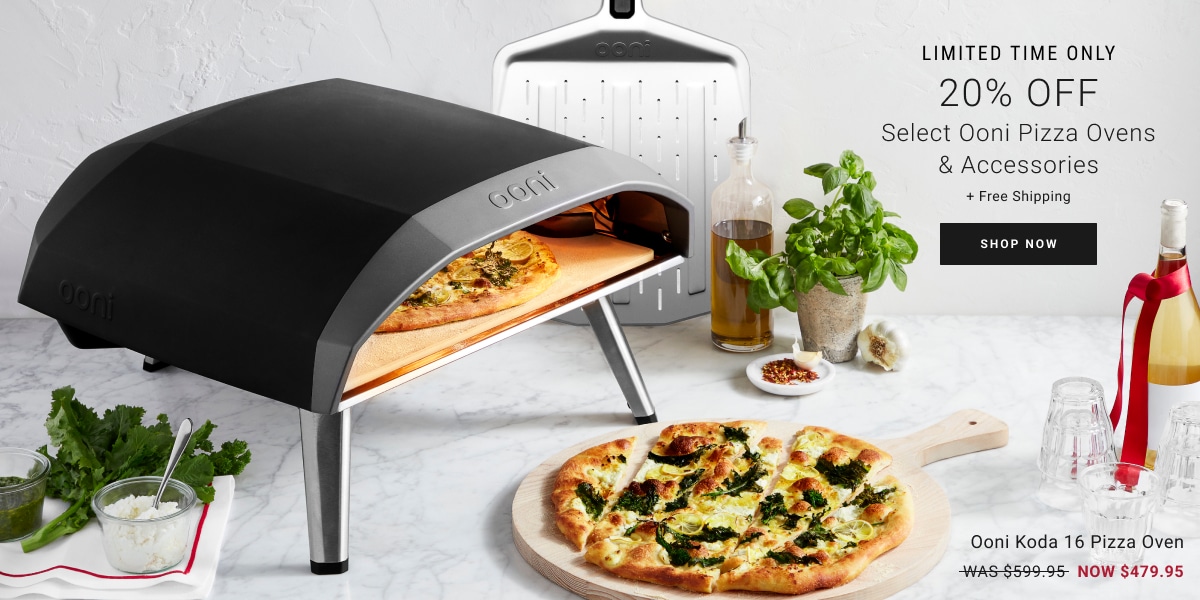 20% Off Select Ooni Pizza Ovens & Accessories