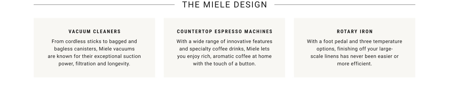 The Miele Design