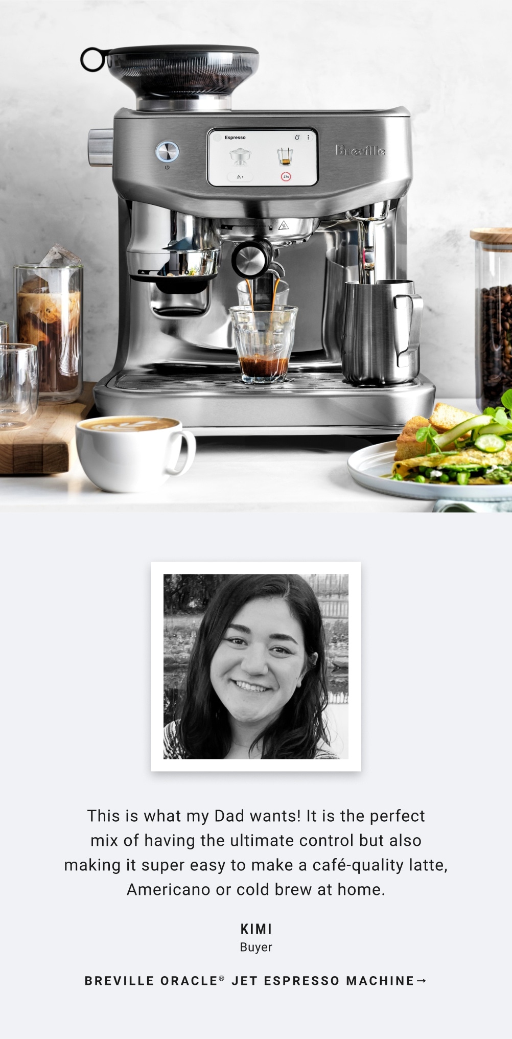 Breville Oracle® Jet Espresso Machine