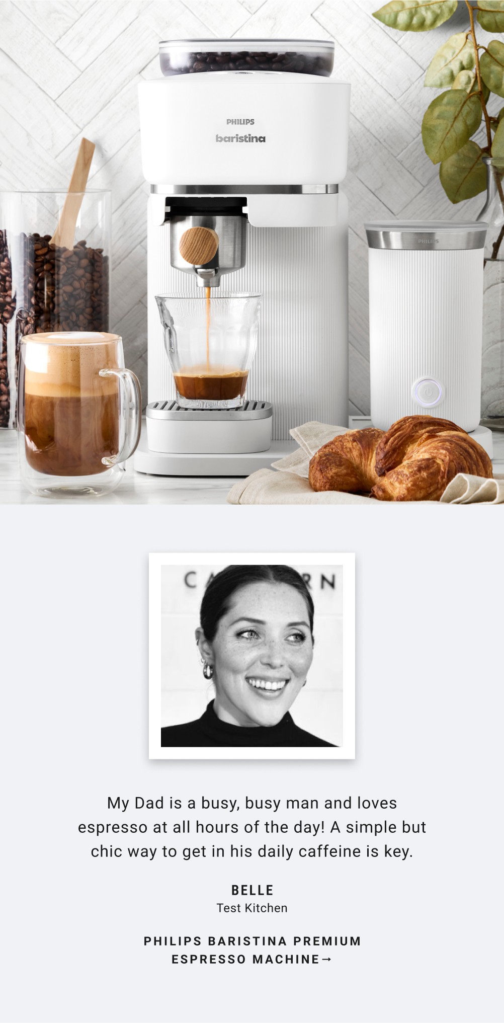 Philips Baristina Premium Espresso Machine